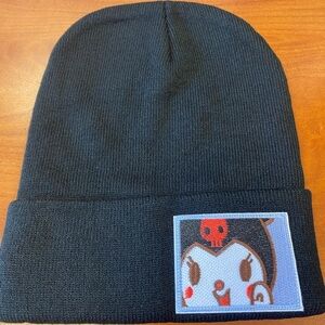 Kuromi/Hello Kitty black Beanie